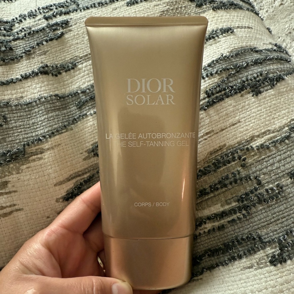 Dior Solar Self-Tanning Gel in Gold Tube